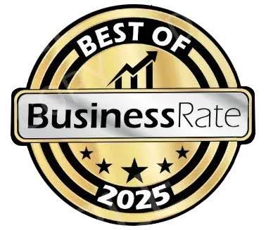 Best of BusinessRate 2025 award seal